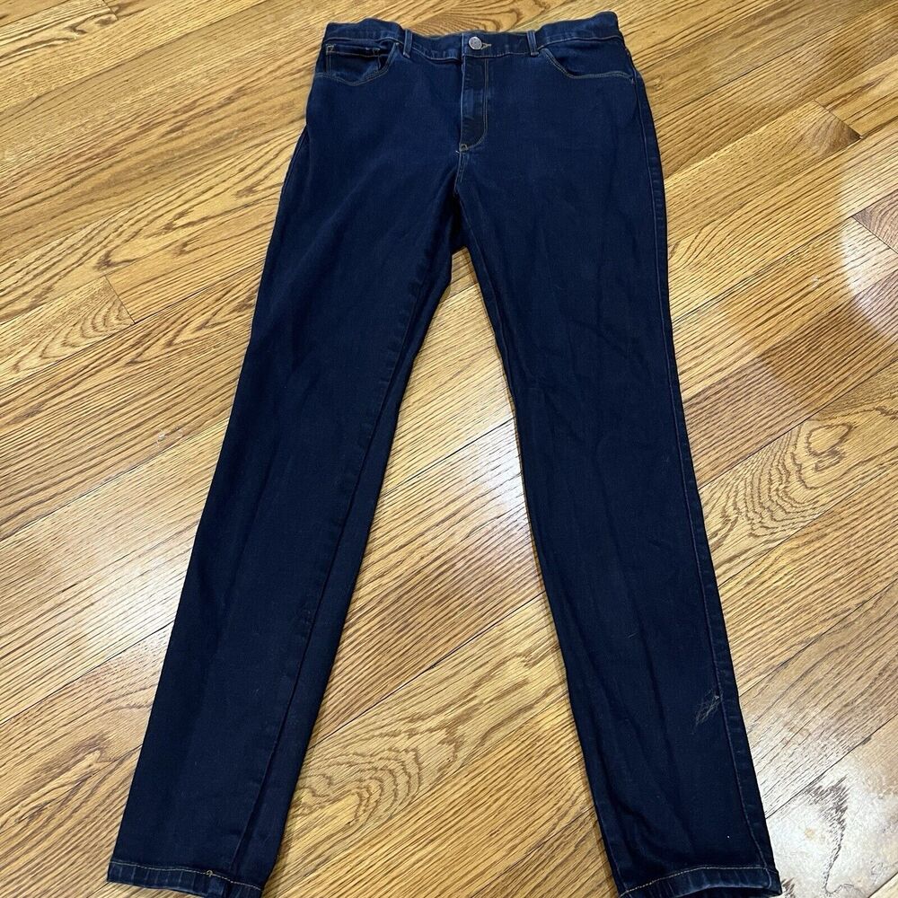 Mott & Bow Jeans Women’s Size 32 X 30‎ High Rise Skinny Dark Wash Blue